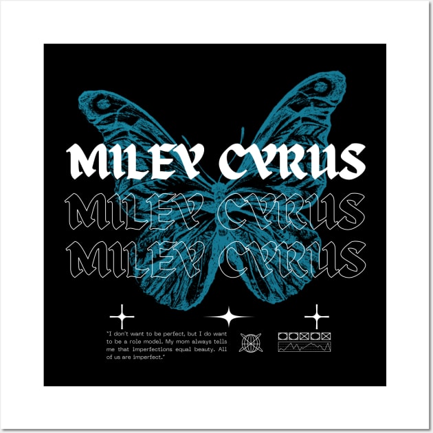 Miley Cirus // Butterfly Wall Art by Saint Maxima